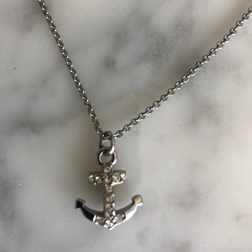 Anchor Necklace (Chain “19 long - 9.5” closed).